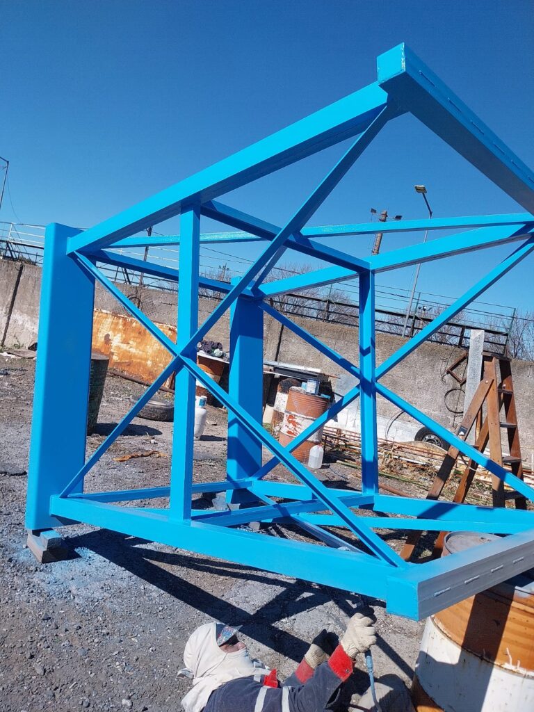 Fabricación de estructuras para traslado de tolvas, empresa MTR